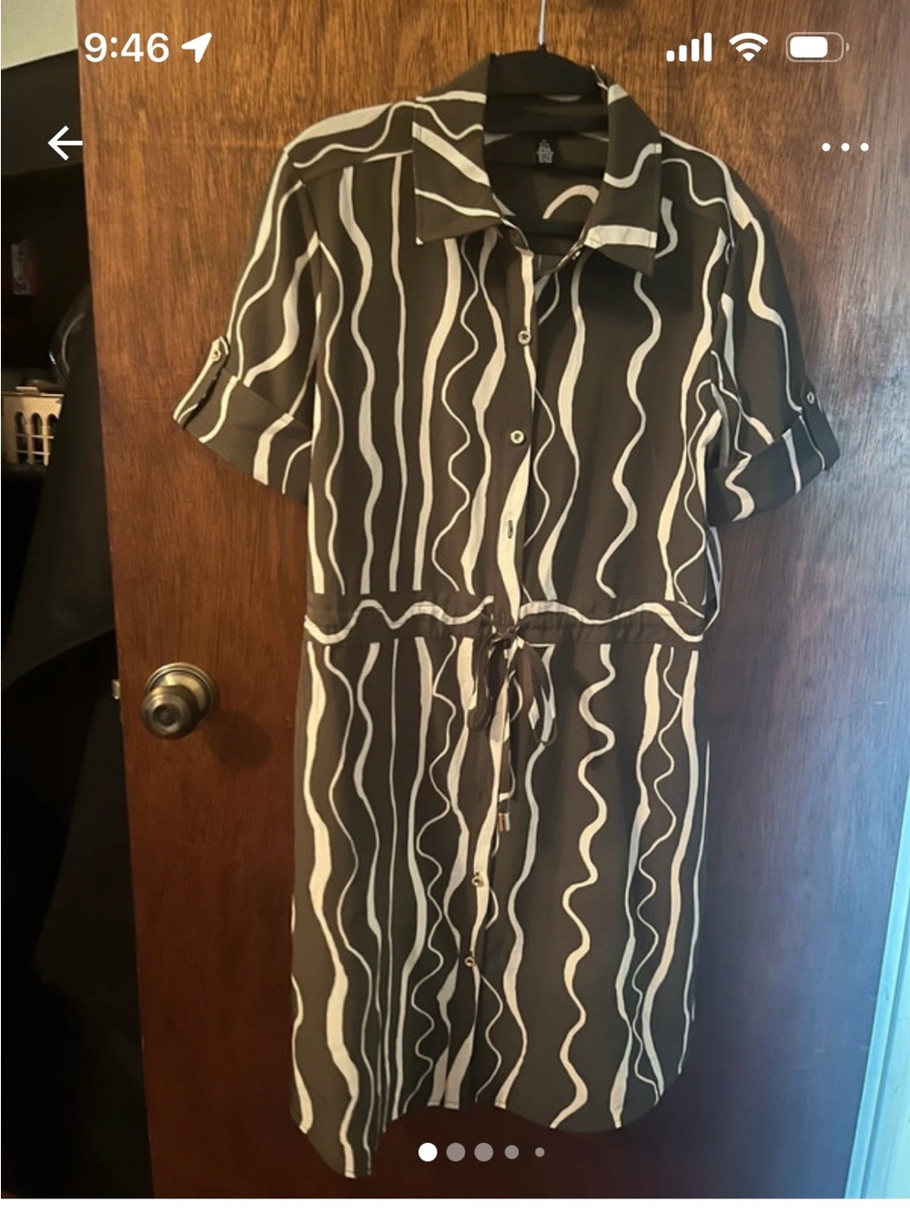 NEW Halston Shirt Dress